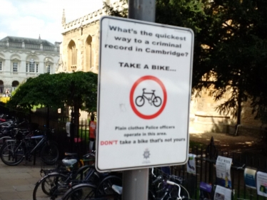 Take A Bike Sign